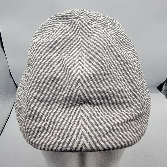 Target Accessories Target Beret Adults White Black Stripped